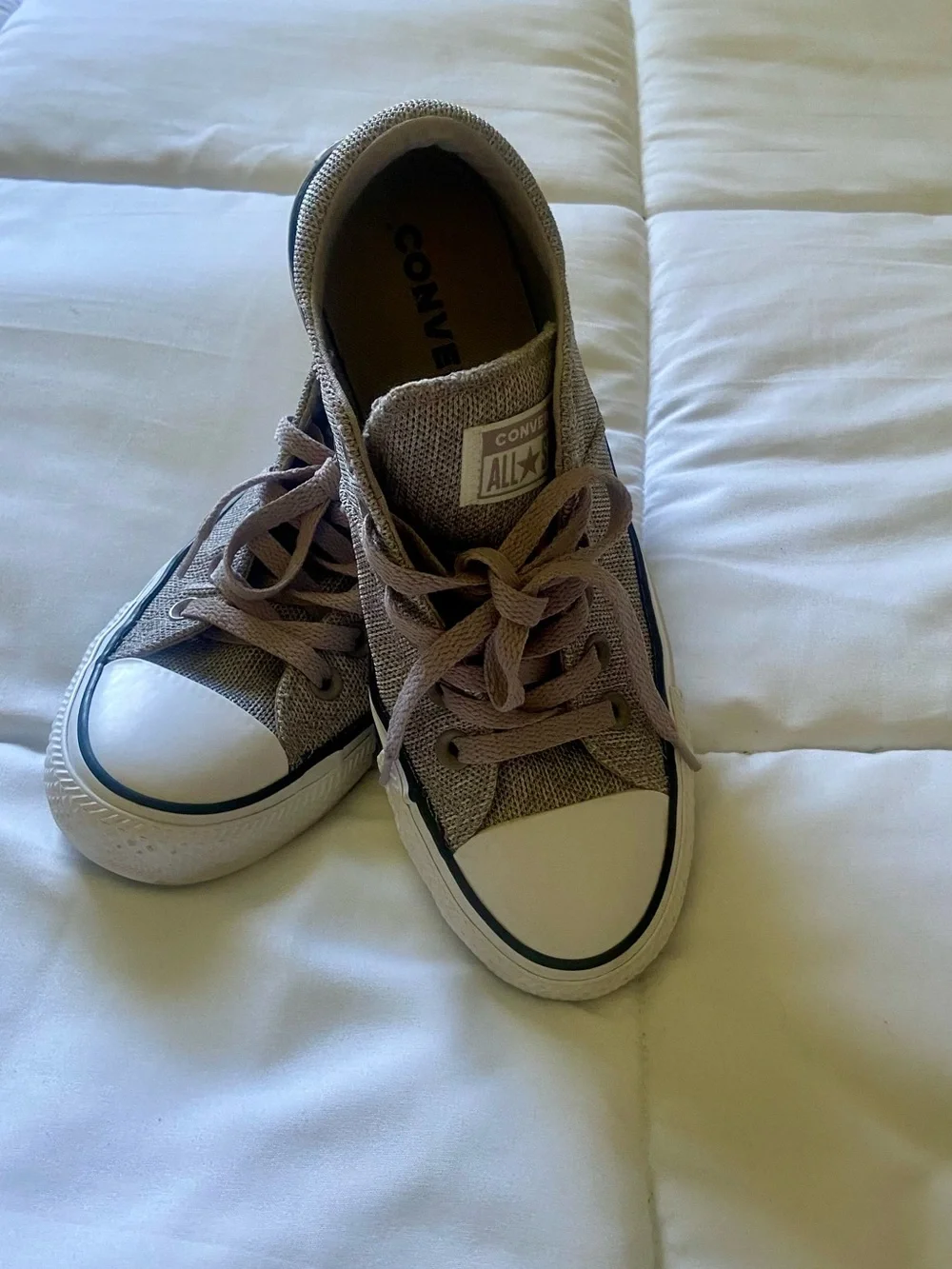 Converse All Star Women's Low-Top Sneakers in Taupe